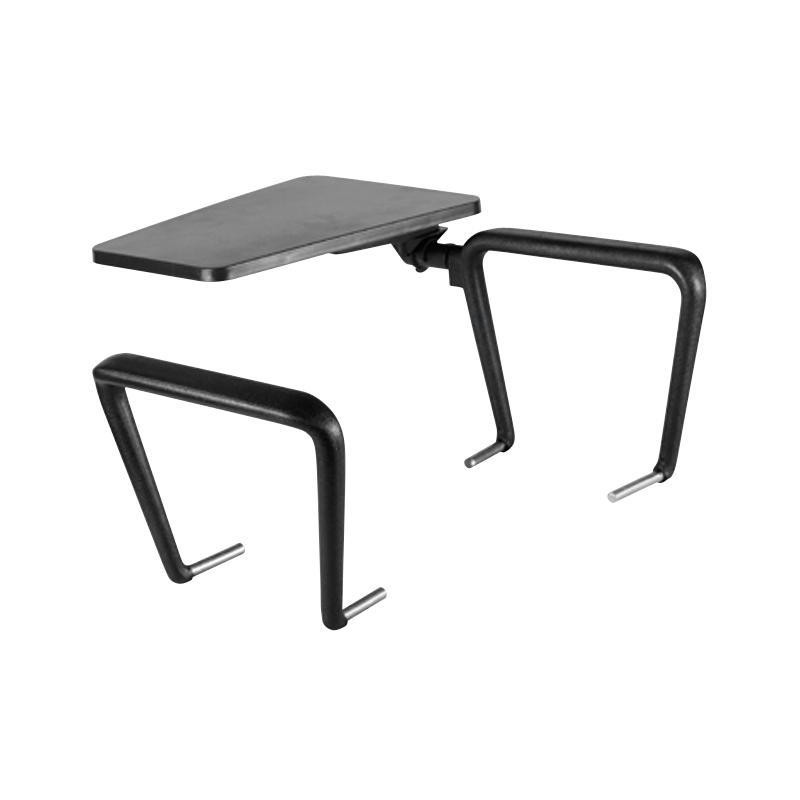 Plastové podrúčky so sklopným stolíkom BR 15 čierne 2ks