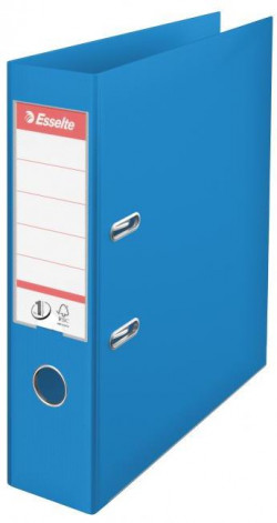 Zakladač pákový Esselte No.1 celoplastový 7,5cm VIVIDA modrý