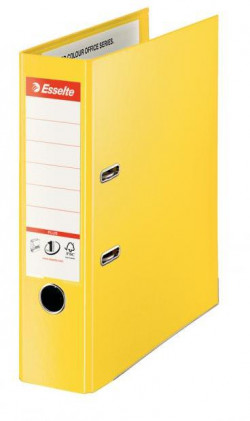 Zakladač pákový Esselte celoplastový A4 MAXI 8cm žltý