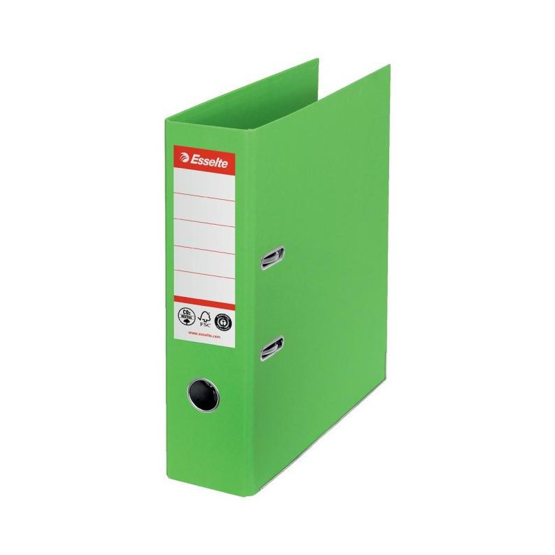 Zakladač pákový Esselte No.1 CO2 neutrálny recyklovaná lepenka 7,5cm zelený