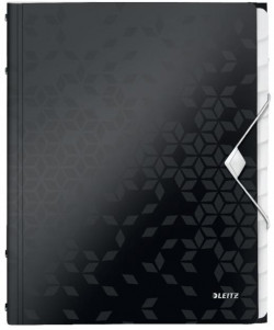 Triediaca kniha 12 Leitz WOW čierna