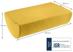 Opierka na nohy Leitz Cosy Ergo teplý žltý