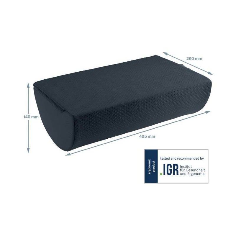 Opierka na nohy Leitz Cosy Ergo zamatový sivý