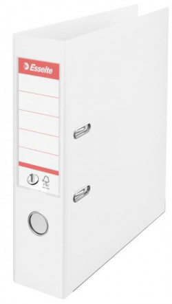 Zakladač pákový Esselte No.1 celoplastový 7,5cm VIVIDA biely