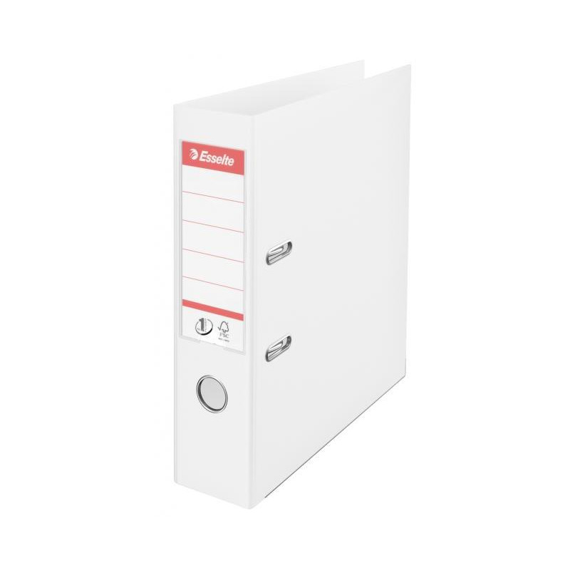 Zakladač pákový Esselte No.1 celoplastový 7,5cm VIVIDA biely