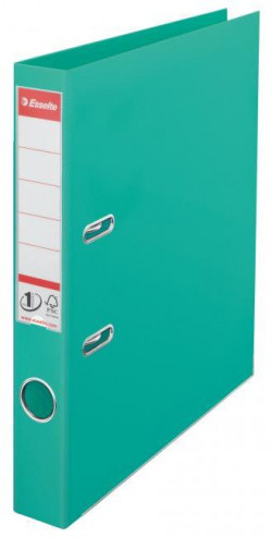 Zakladač pákový Esselte No.1 celoplastový 5cm mätový