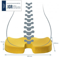 Vankúš na sedenie Leitz Cosy Ergo teplý žltý