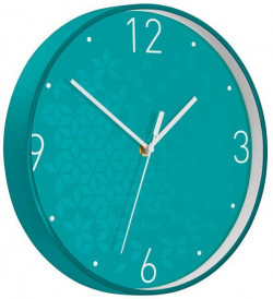 Nástenné hodiny Leitz WOW ľadová modrá