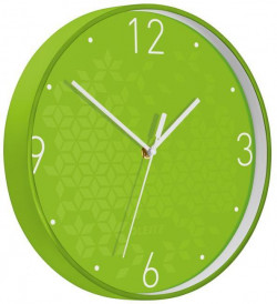 Nástenné hodiny Leitz WOW zelené