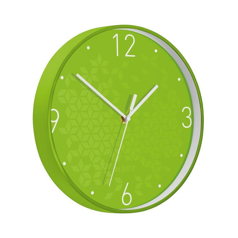 Nástenné hodiny Leitz WOW zelené