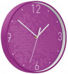 Nástenné hodiny Leitz WOW purpurová
