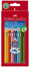 Farbičky akvarelové Faber Castell Color Grip 12ks farebné