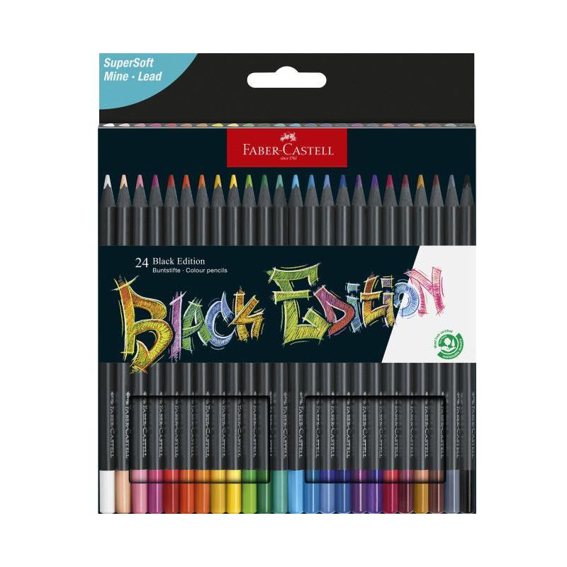 Frabičky Faber Castell Black Edition 24ks