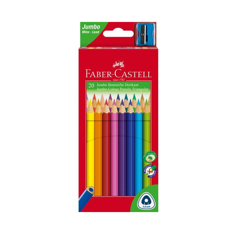 Farbičky Faber Castell Junior grip 20ks