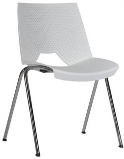 Jedálenská stolička STRIKE 2130, biela