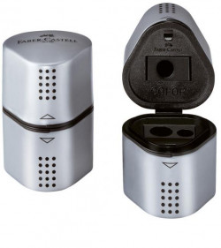 Strúhadlo Faber Castell Grip 2001 strieborné