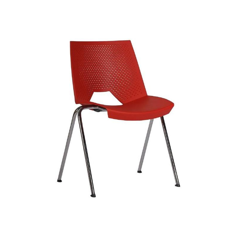 Jedálenská stolička STRIKE 2130, červená