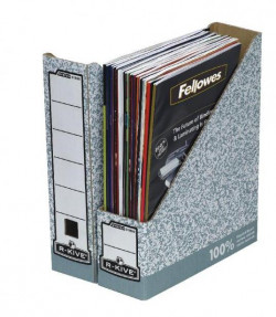 Archív na časopisy Fellowes BANKERS BOX sivý/biely