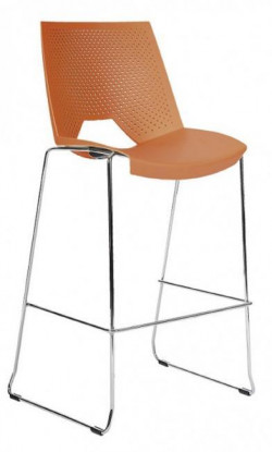Barová stolička STRIKE 2130, oranžová