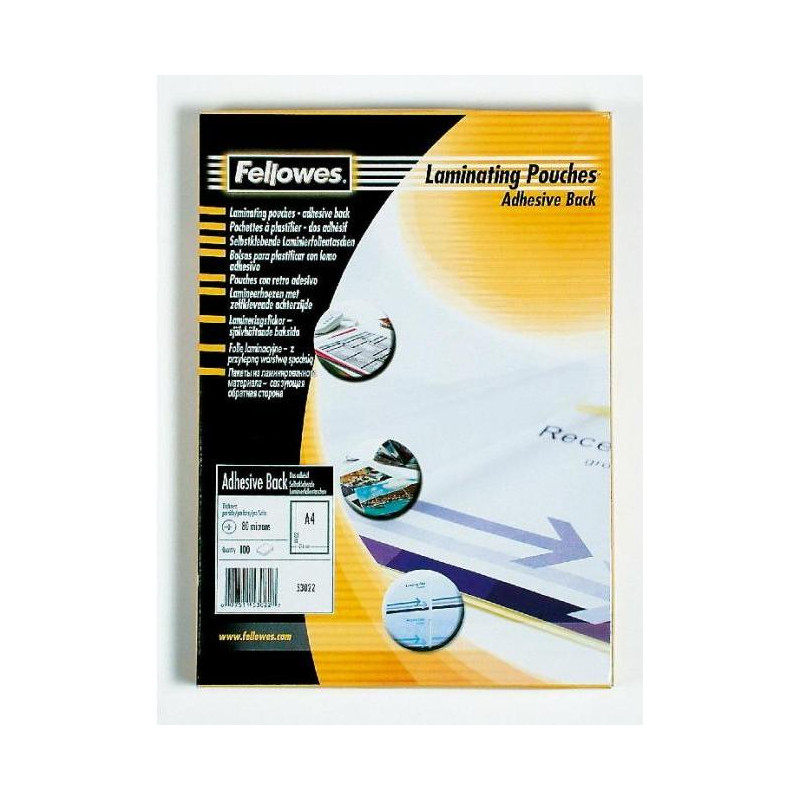 Laminovacie fólie Fellowes A3 80 mic. adhezívne