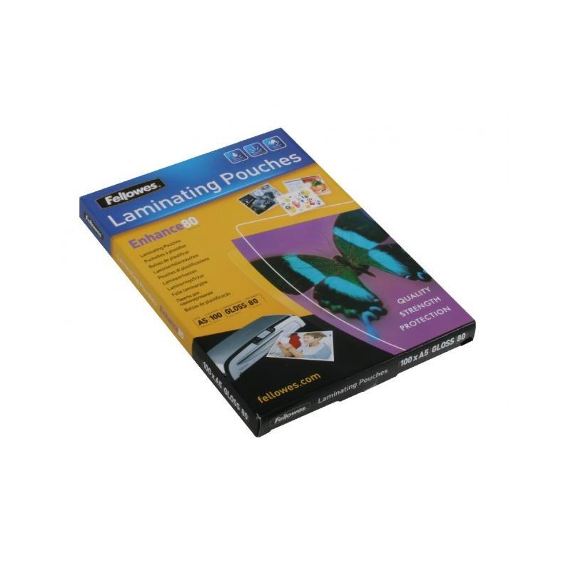 Laminovacie fólie Fellowes 154x216 /A5/ 80mic