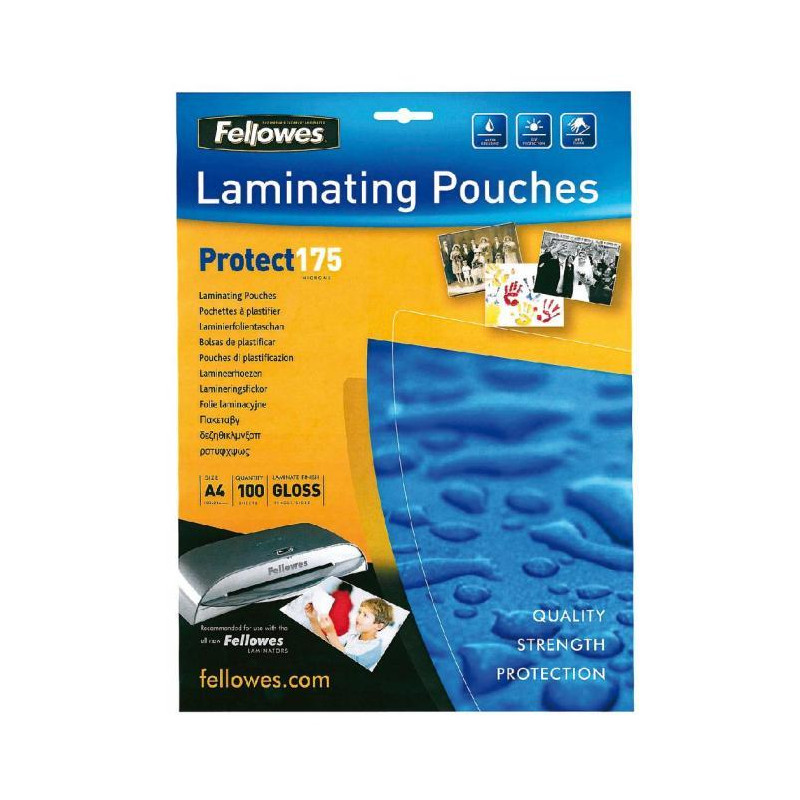 Laminovacie fólie Fellowes 216x303 A4 175mic