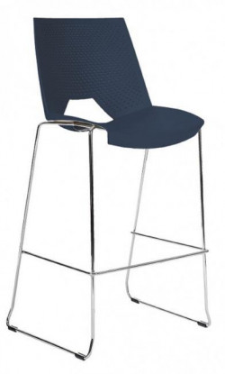Barová stolička STRIKE 2130, modrá
