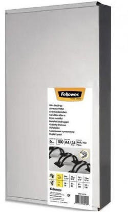 Drôtové hrebene Fellowes 6mm čierne 3:1