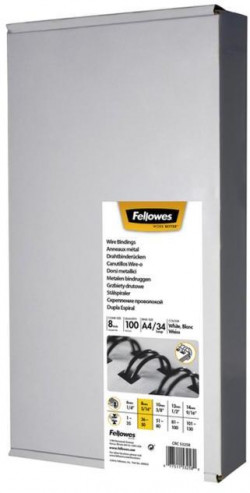 Drôtové hrebene Fellowes 8mm čierne 3:1