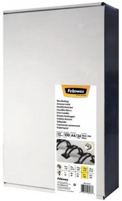 Drôtové hrebene Fellowes 12mm čierne 3:1