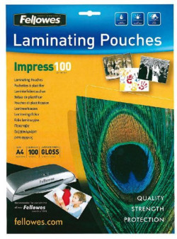 Laminovacie fólie Fellowes 216x303 A4 100mic