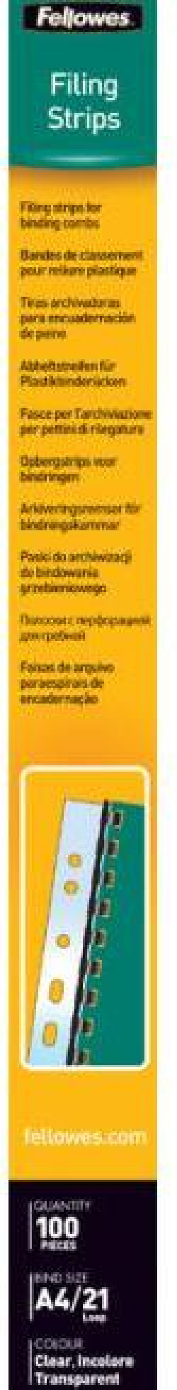 Závesné prúžky pre plastové hrebene 100ks