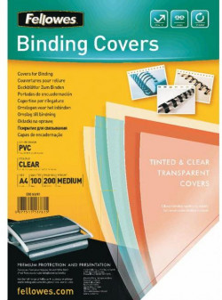 Plastové obálky na krúžkovú väzbu Prestige A4 200 mic. číre