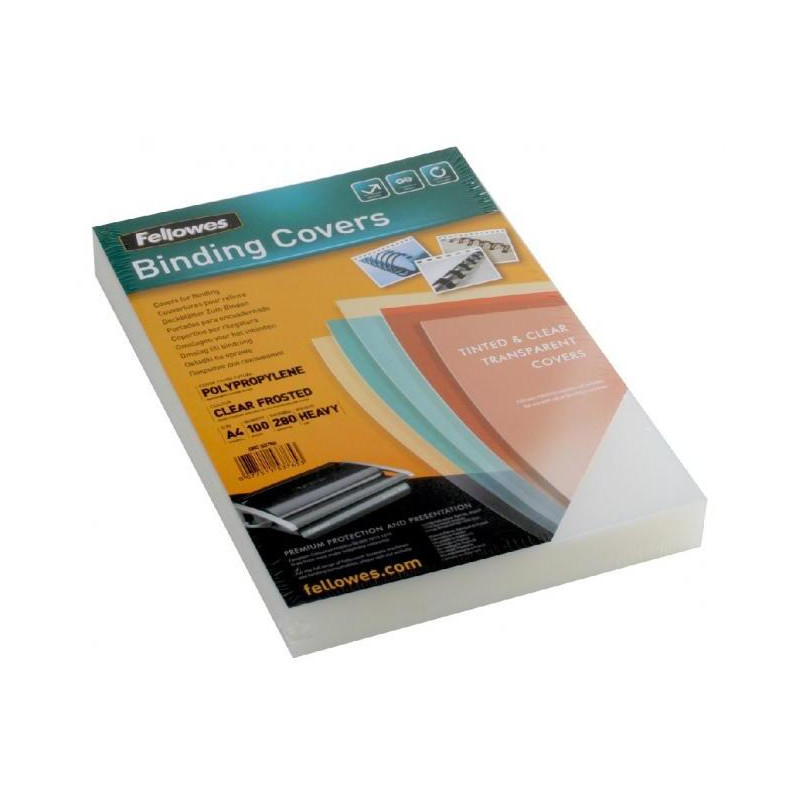 Plastové obálky na krúžkovú väzbu Futura A4 280 mic.priehľadná matná