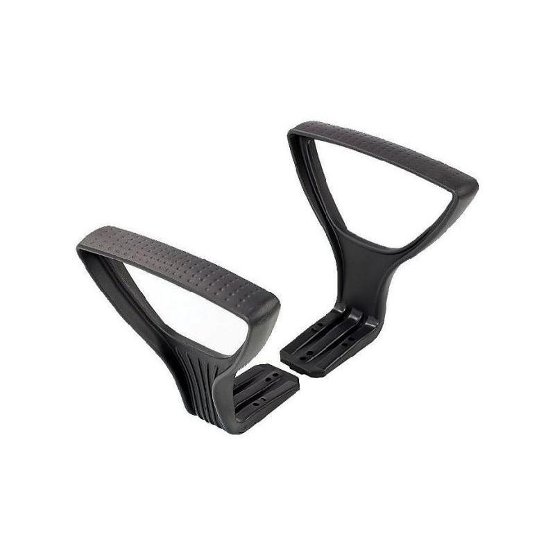 Plastové podrúčky BR 25 čierne 2ks