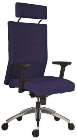 Kancelárske kreslo 8150 Vertika PDH, BN 3 modré