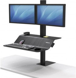 Polohovateľný stojan Sit-Stand Lotus VE pre 2 monitory