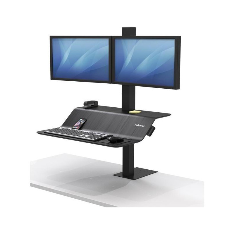 Polohovateľný stojan Sit-Stand Lotus VE pre 2 monitory