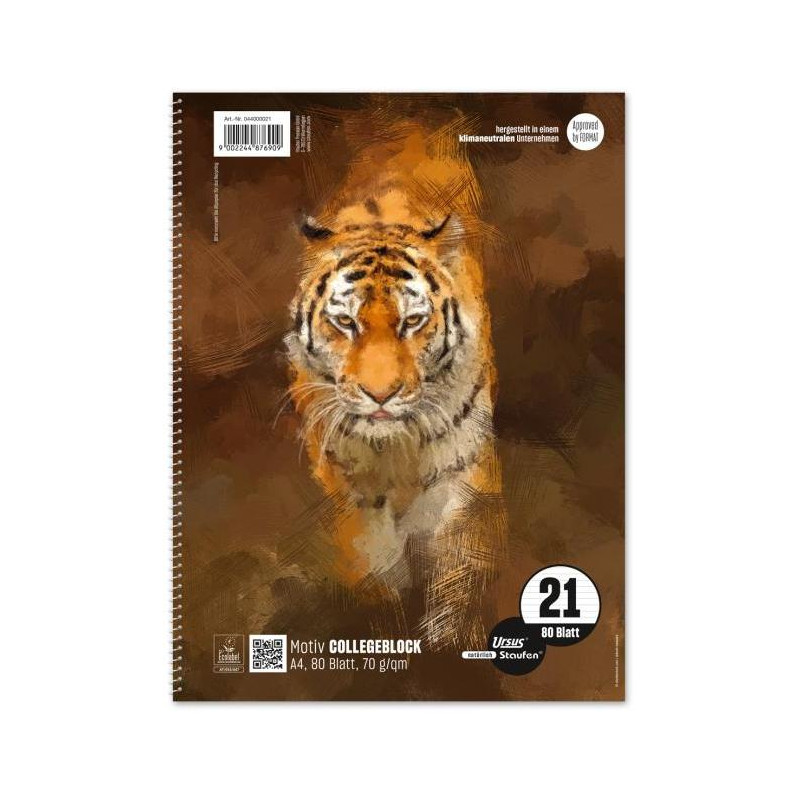 Blok College Format Werk Ursus A4 80 listov linajkový 70g