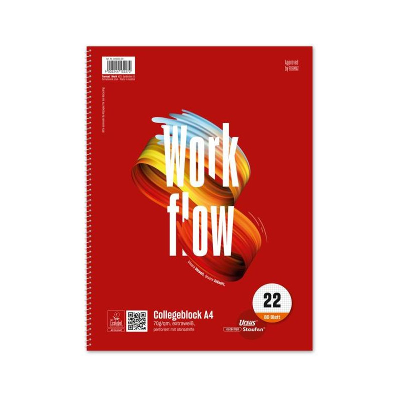 Blok College Format Werk Ursus Basic A4 80 listov štvorčekový 70g