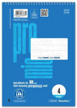 Blok College Format Werk Premio A5 40 listov linajkový 90 g