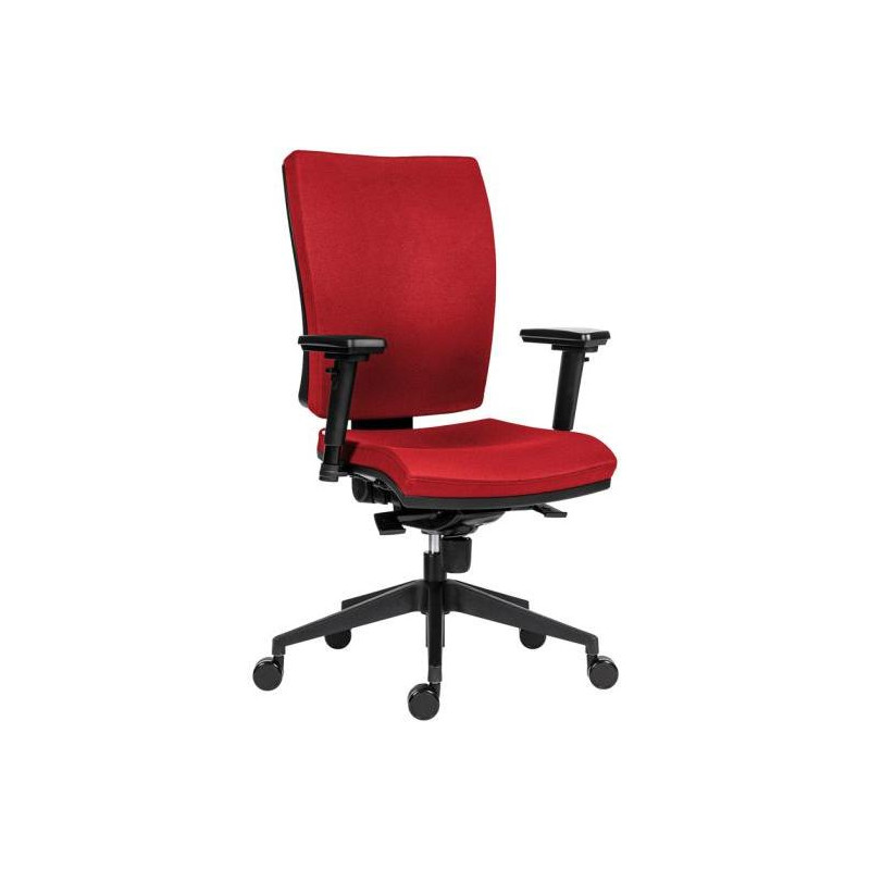 Kancelárska stolička GALA Plus SL červená BN14 + podrúčky AR08