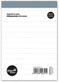 Blok poznámkový Format Werk Ursus A6 50 listov linajkový 60 g