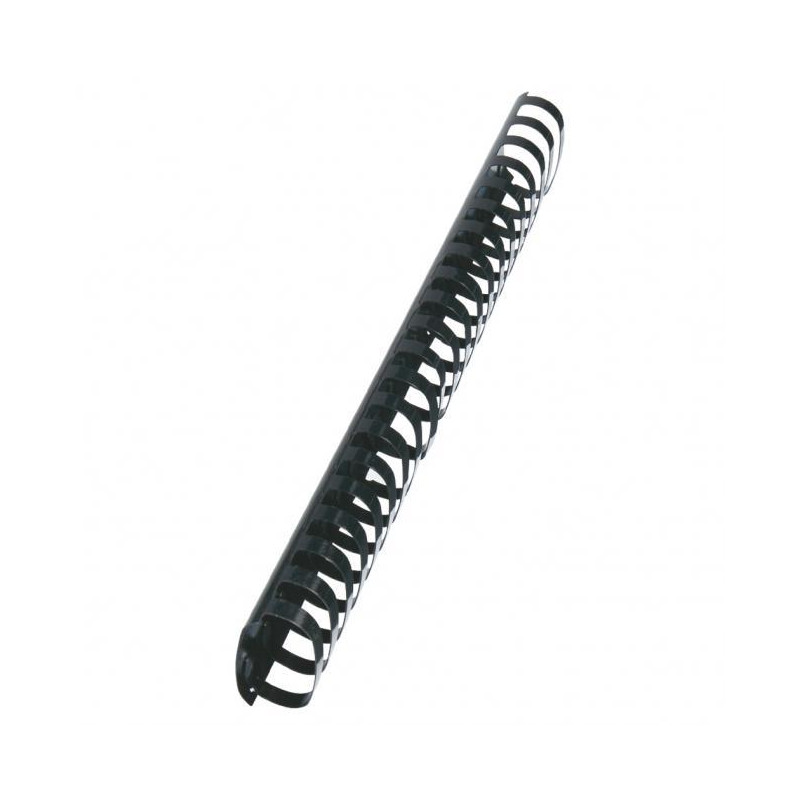 Plastové hrebene GBC 21R 51mm čierne