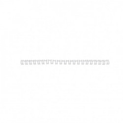 Drôtové hrebene GBC Multibind 21kr. 6mm biele