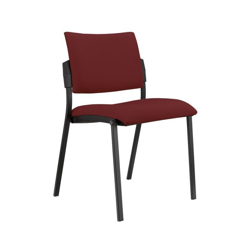 Konferenčná stolička Kubic, bordó