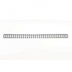 Drôtové hrebene GBC 6mm čierne 3:1