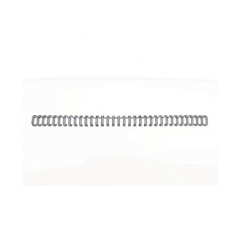 Drôtové hrebene GBC 6mm čierne 3:1