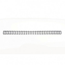 Drôtové hrebene GBC 8mm čierne 3:1