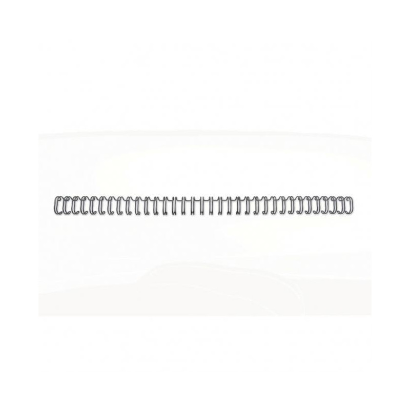 Drôtové hrebene GBC 8mm čierne 3:1